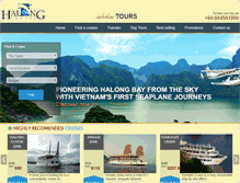 Tablet Screenshot of halongtravel.com